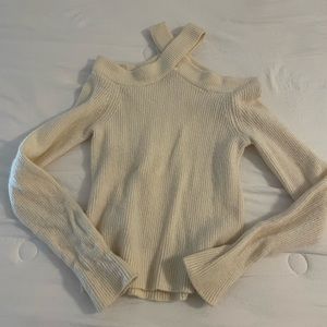 Cream Anthropologie sweater